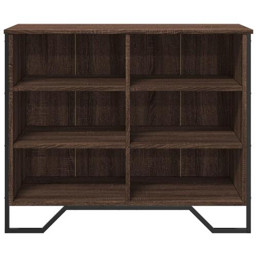 Skænk 91x35,5x74,5 cm konstrueret træ brun egetræsfarve