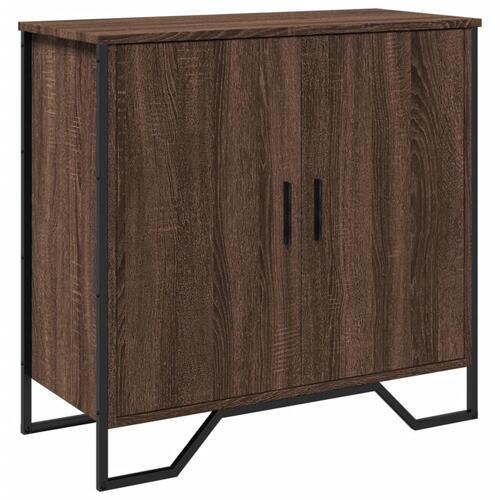 Skænk 78x35,5x74,5 cm konstrueret træ brun egetræsfarve