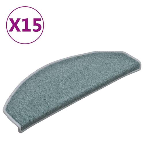 Trappemåtter 15 stk. 65x24x4 cm blå