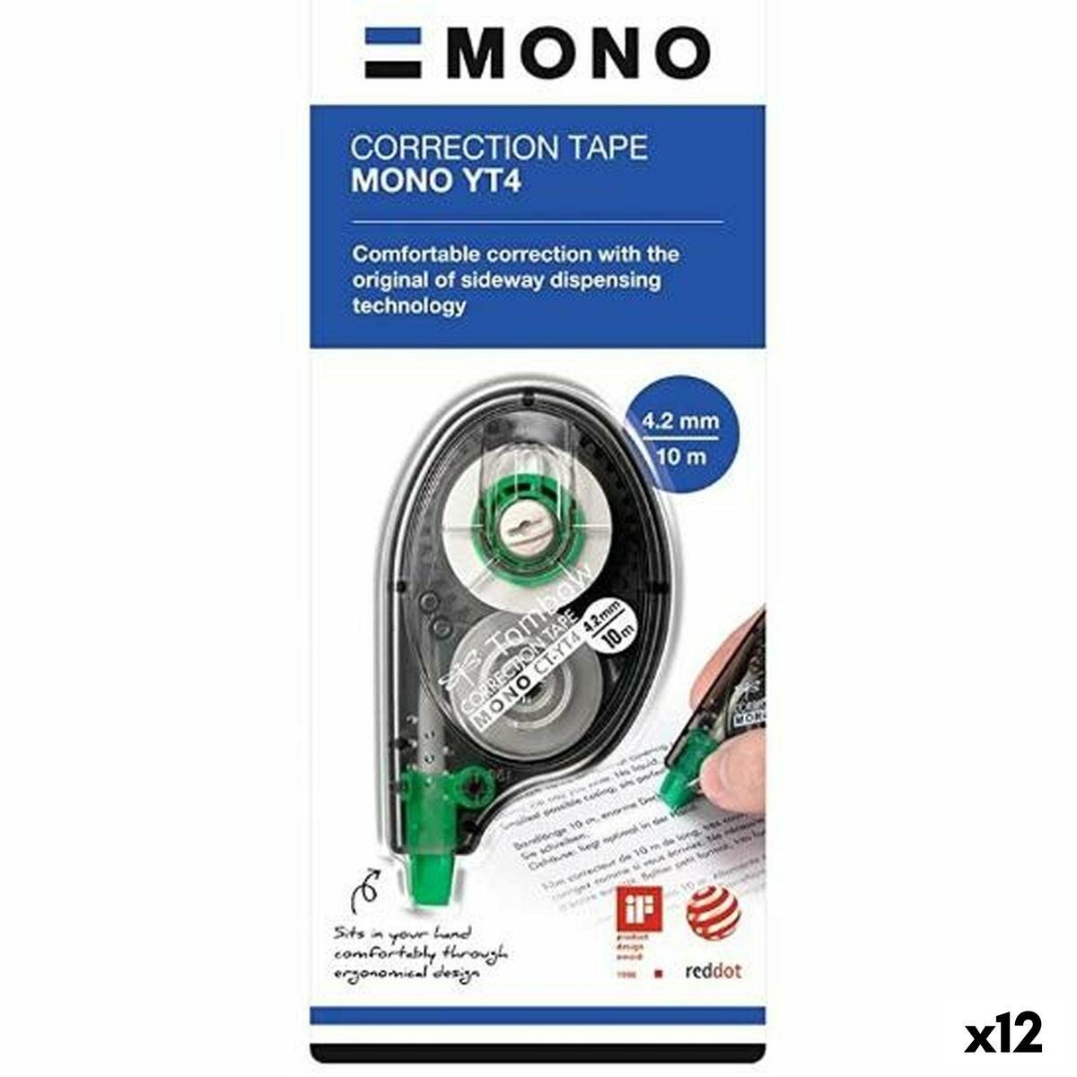 Tombow Mono rettetape 4,2 mm x 10 m - 12 stk