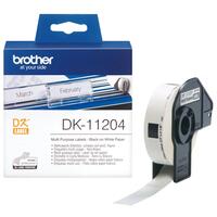 Multipurpose printer labels Brother DK11204 Hvid Papir