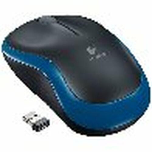 Mus Logitech LGT-M185B Blå Sort Monochrome 1000 dpi