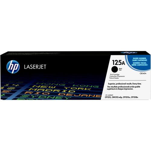 Original toner HP 125A Sort