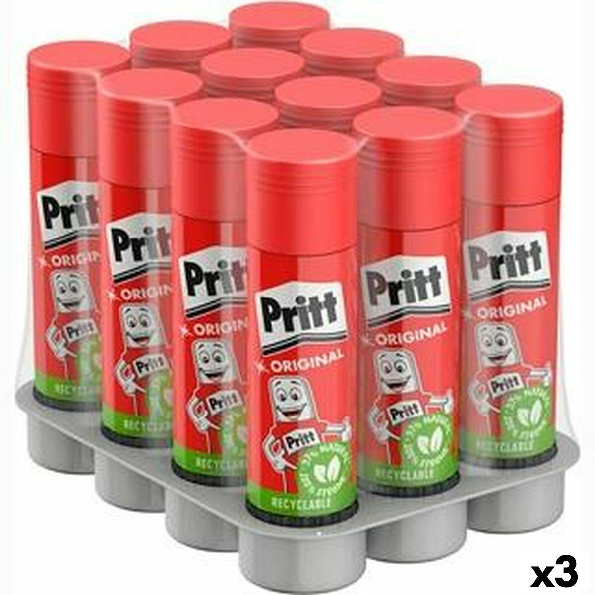Pritt limstift - gennemsigtig (3 stk.)