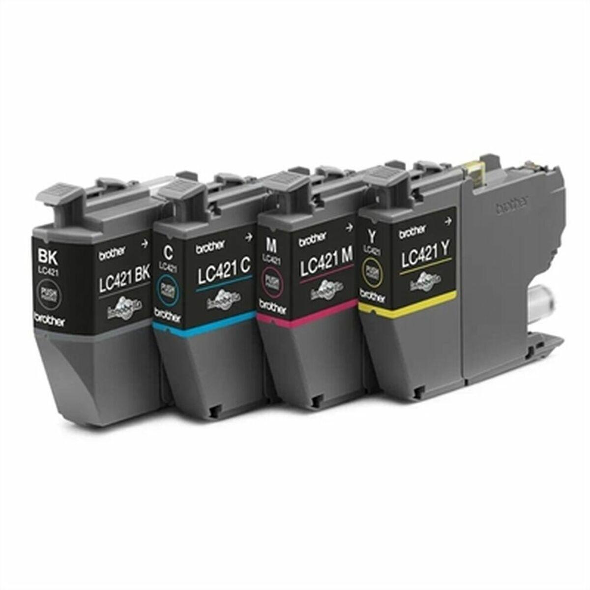 Brother LC-421VAL original blækpatron multipack (CMYK, 200 sider) billede