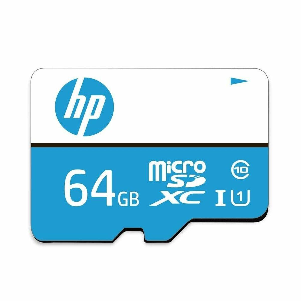 HP microSDXC hukommelseskort 64 GB UHS-I U1 inkl. adapter - Klasse 10, op til 100 MB/s