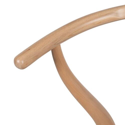 Spisebordsstol Beige Natur 53 x 55 x 80 cm