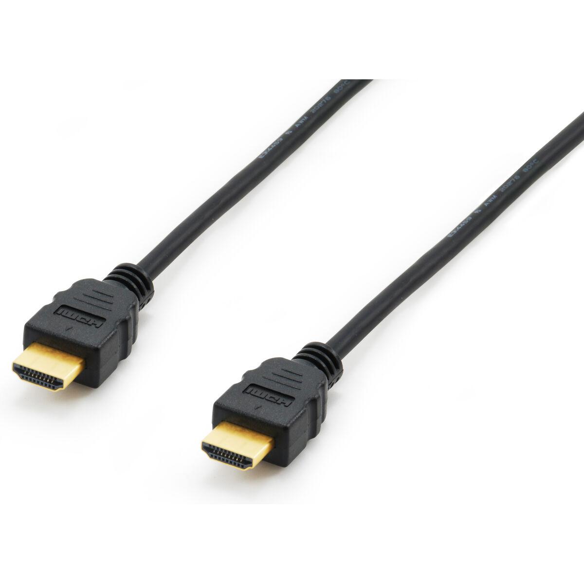 Equip HDMI-kabel 1,8 m - sort (han til han) billede