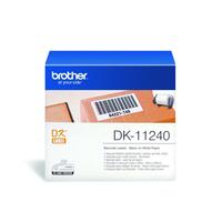 Printer labels Brother DK-11240 Hvid Sort/Hvid