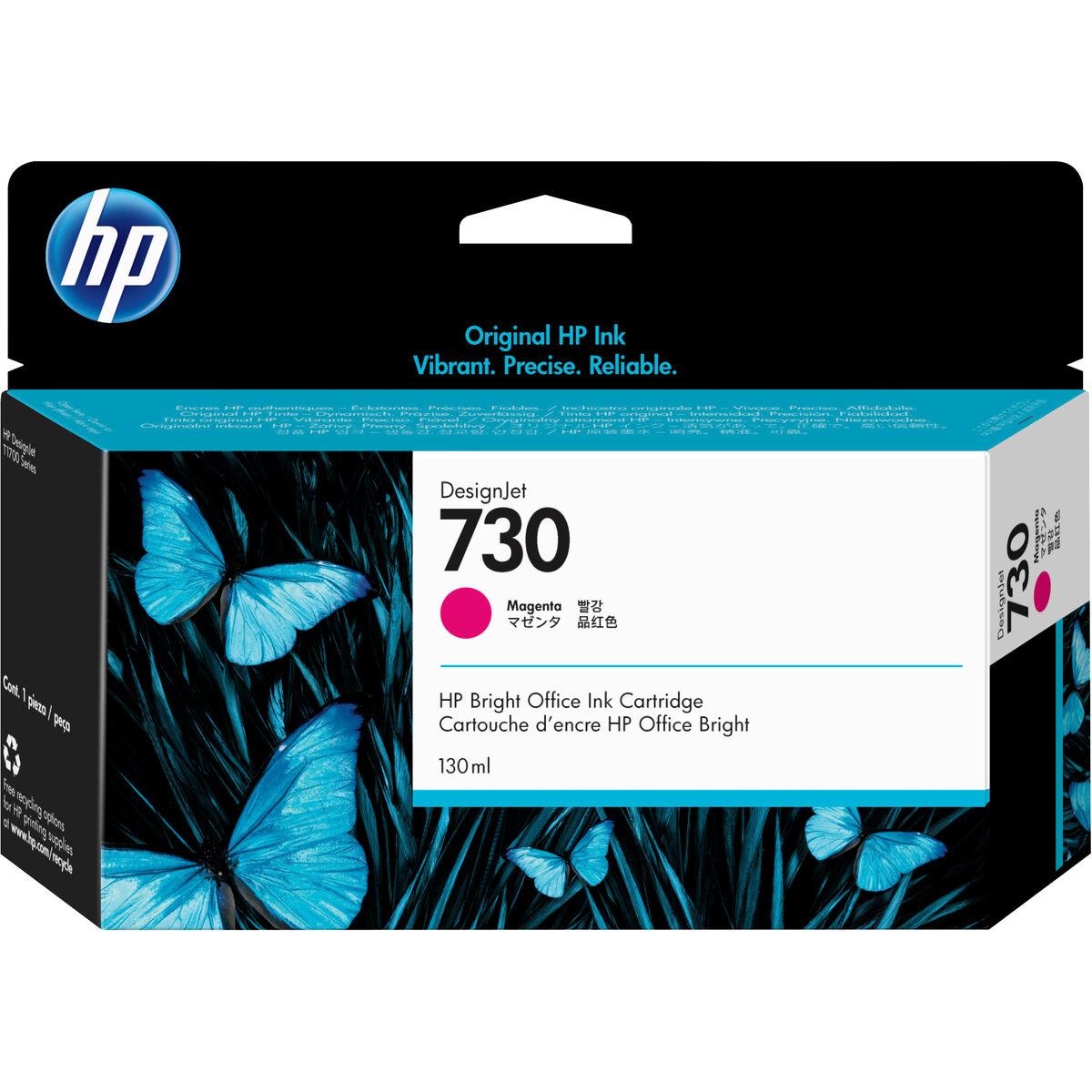 Original blækpatron HP 730 Sort Magenta