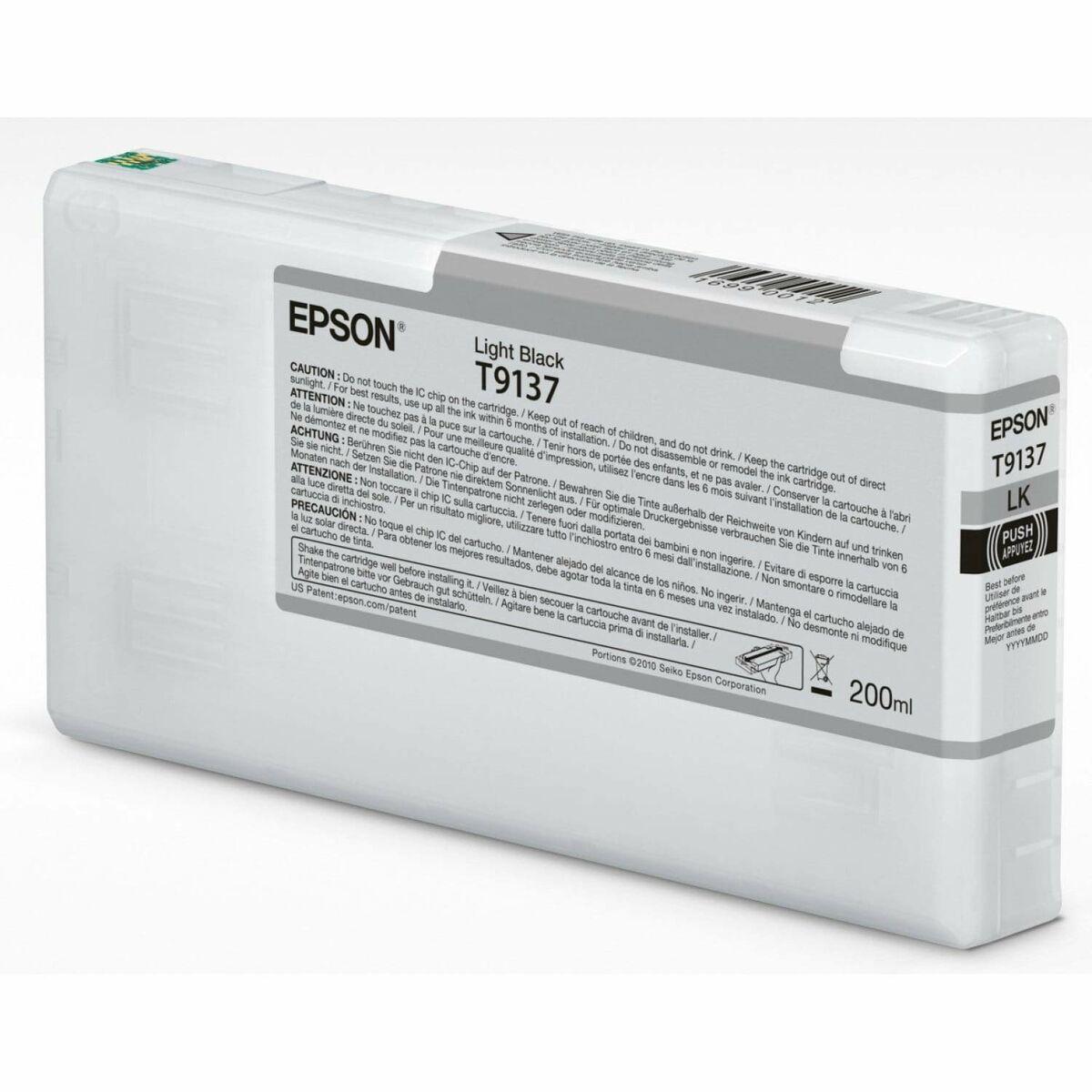 Epson original blækpatron C13T913700 - Light Black, 200 ml
