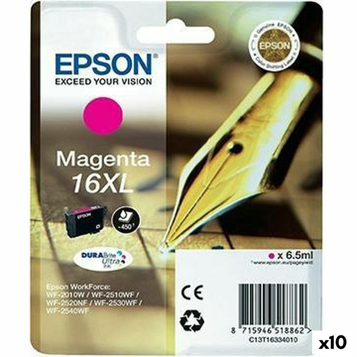 Epson DURABRITE Ultra Ink 16XL Magenta - original blækpatron, 10-pak