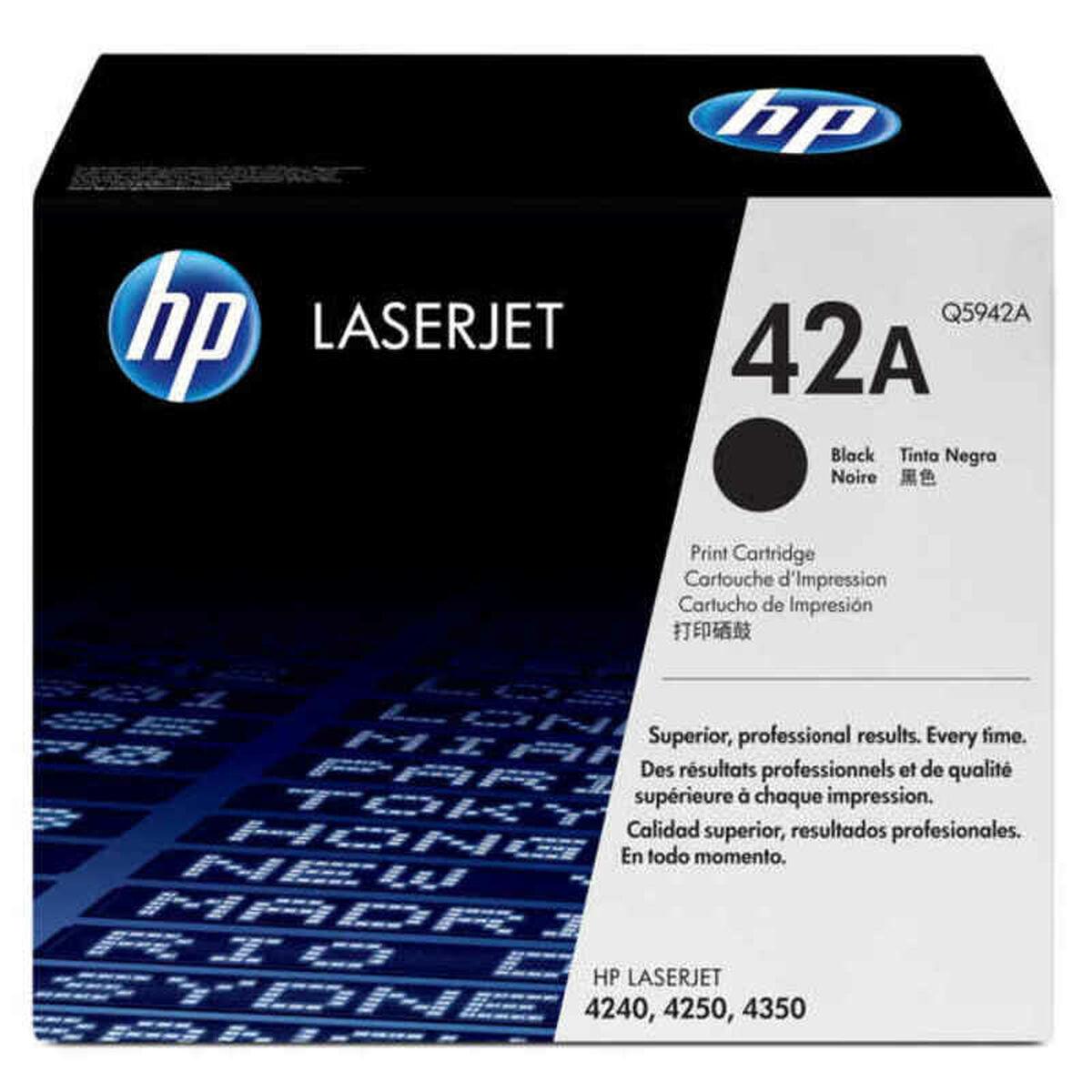 HP 42A sort tonerpatron (LaserJet, standard, 10.000 sider) billede