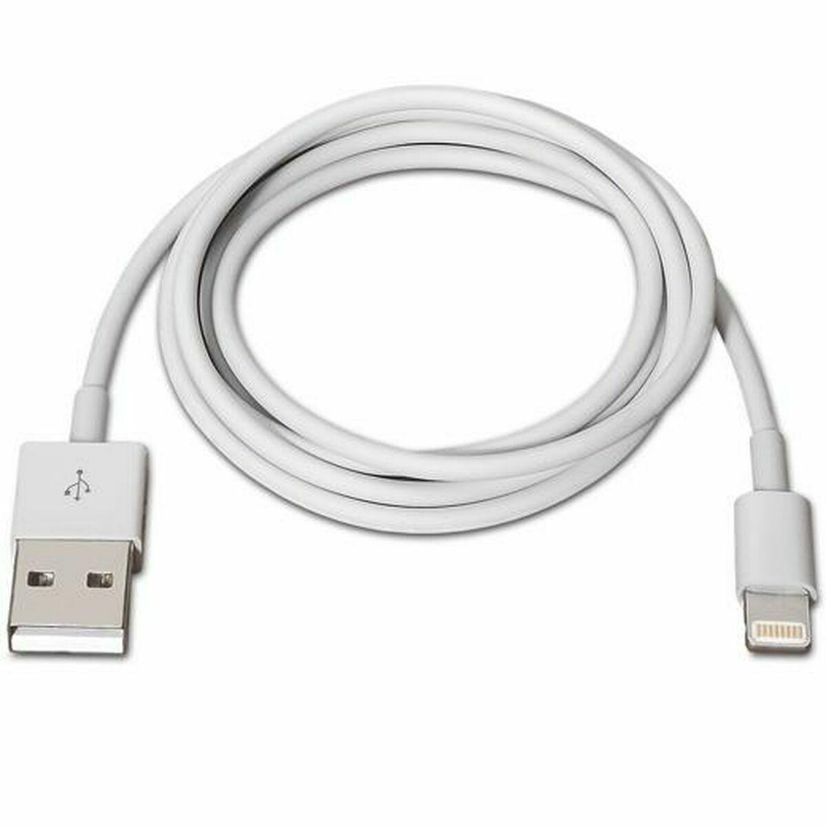 Kabel Aisens A102-0035 Hvid Sort 1 m (1 enheder)