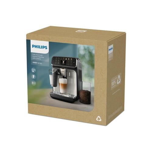 Superautomatisk kaffemaskine Philips EP4446/70 Sort Sølvfarvet 230 W 15 bar 1,8 L