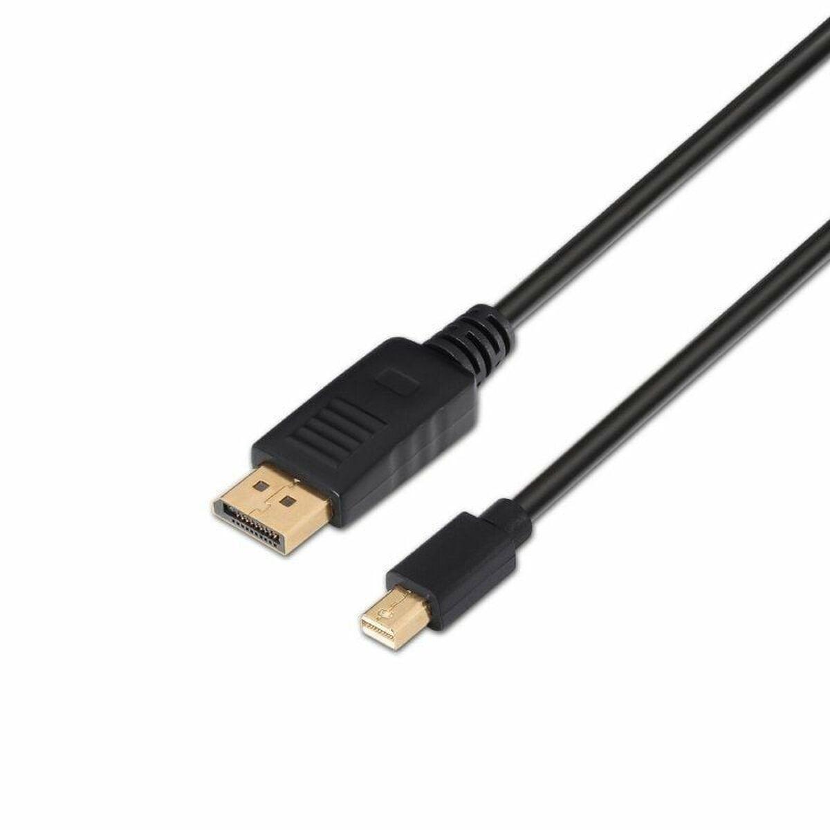 DisplayPort-kabel Aisens A124-0132 Sort 3 m