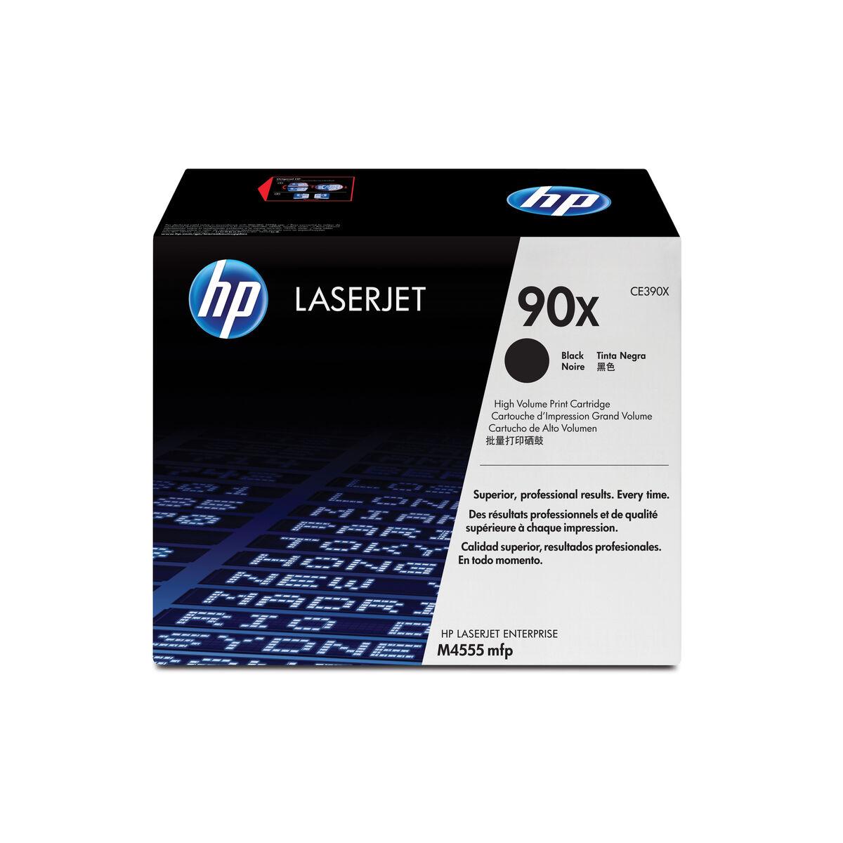 Original toner HP 90X Sort