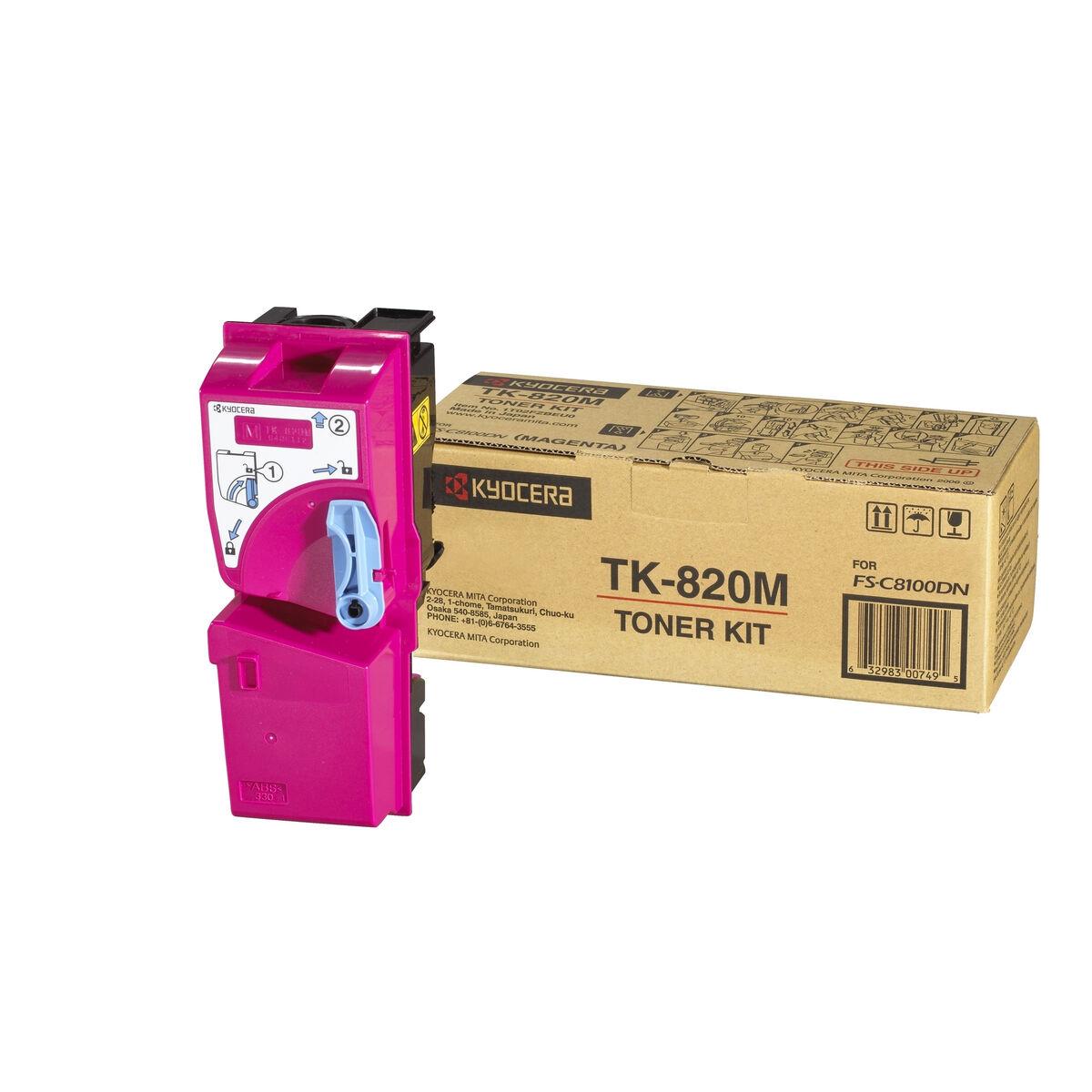 Kyocera TK-820M toner - Magenta (Original) billede