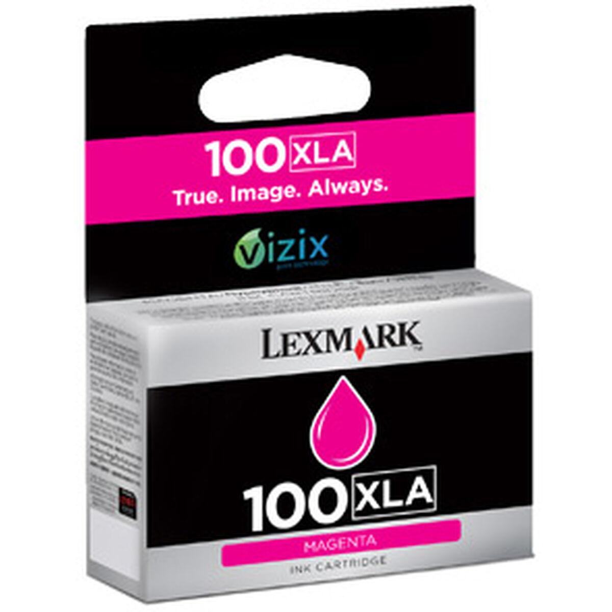Lexmark 100 XLA blækpatron - Magenta (original)