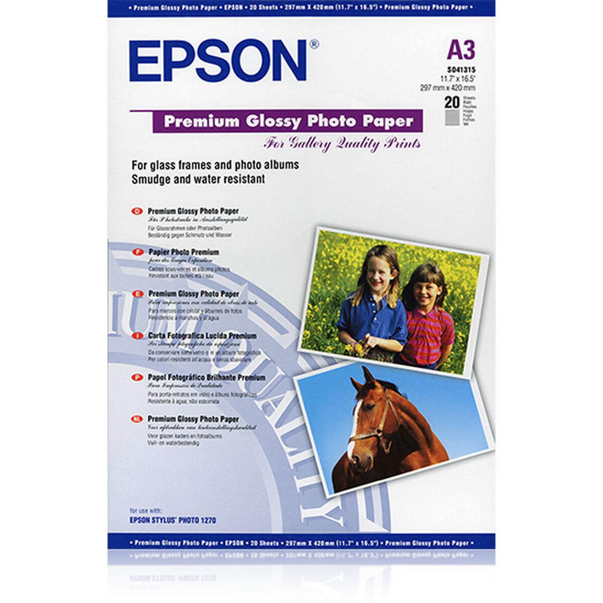 Glossy fotopapir Epson 2357125 A3 20 Ark