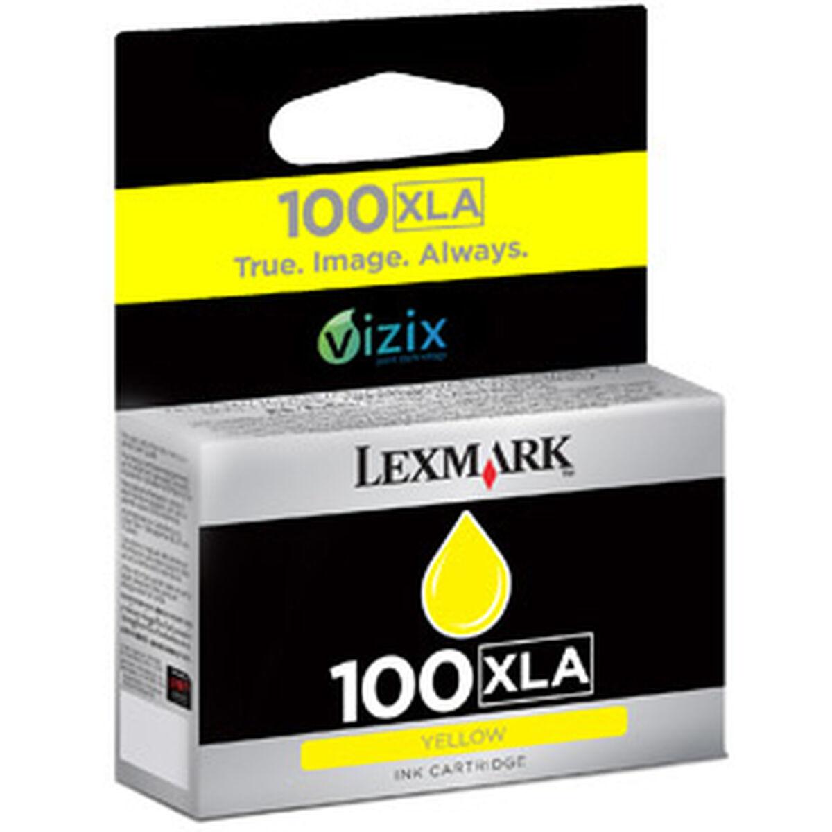 Lexmark 100 XLA gul - original blækpatron