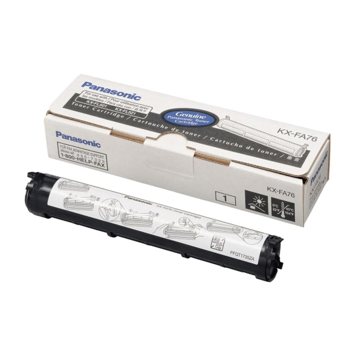 Panasonic KX-FA76 toner - sort, original, 2.000 sider
