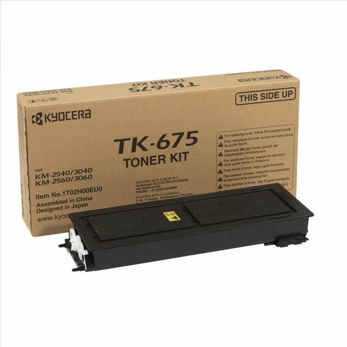 Kyocera TK-675 Sort Lasertoner Original