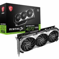 Grafikkort MSI SUPER 16G VENTUS 3X OC GeForce RTX 4070 Ti GEFORCE RTX 4070 TI SUPER 16 GB GDDR6 GDDR6X NVIDIA GEFORCE RTX 4070 T