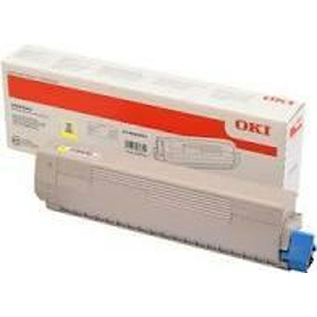 OKI toner 46443101 - gul/sort, XL, original billede