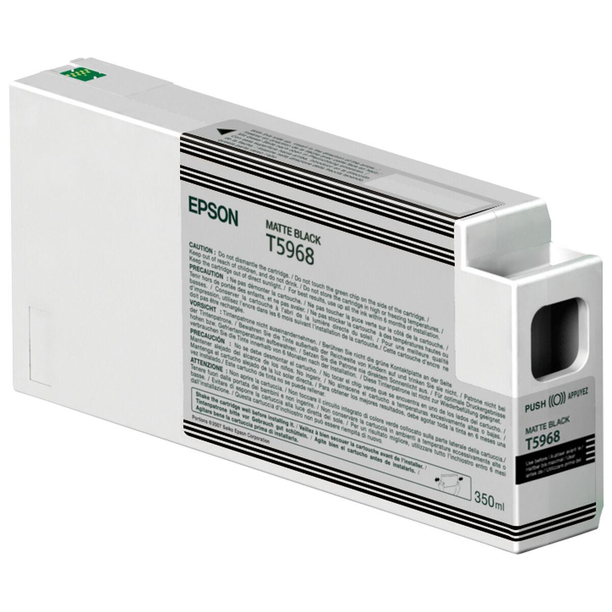 Epson T5968 original blækpatron - Mat sort billede