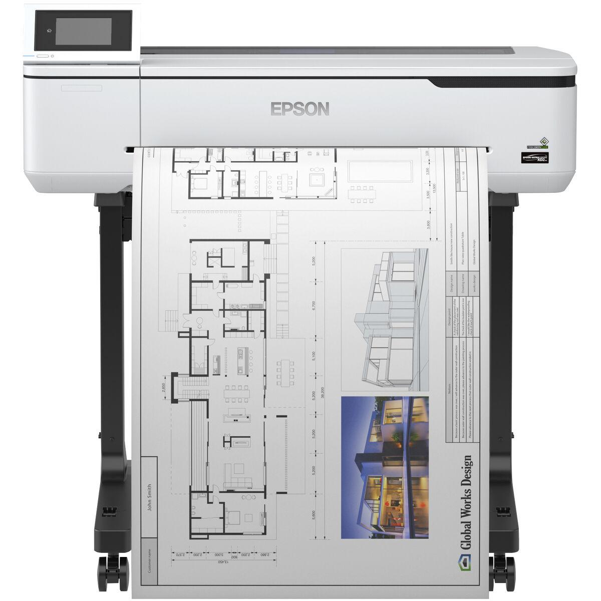Epson SC-T3100 plotter - A1 inkjet, Wi‑Fi, touchskærm billede