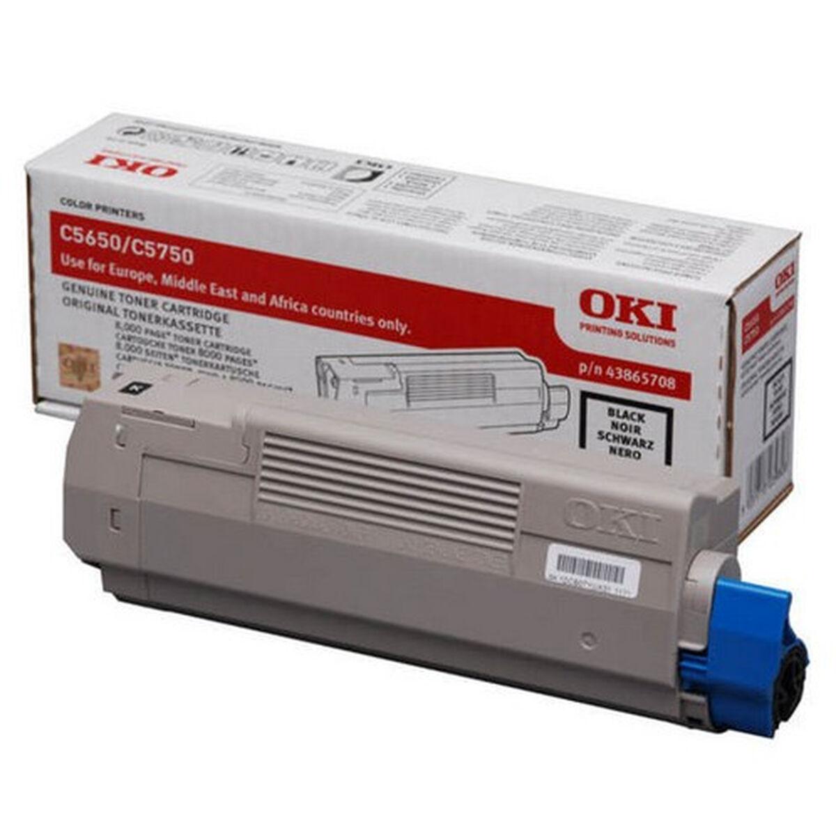 OKI 43865708 toner - sort, original til C5650/C5750 billede