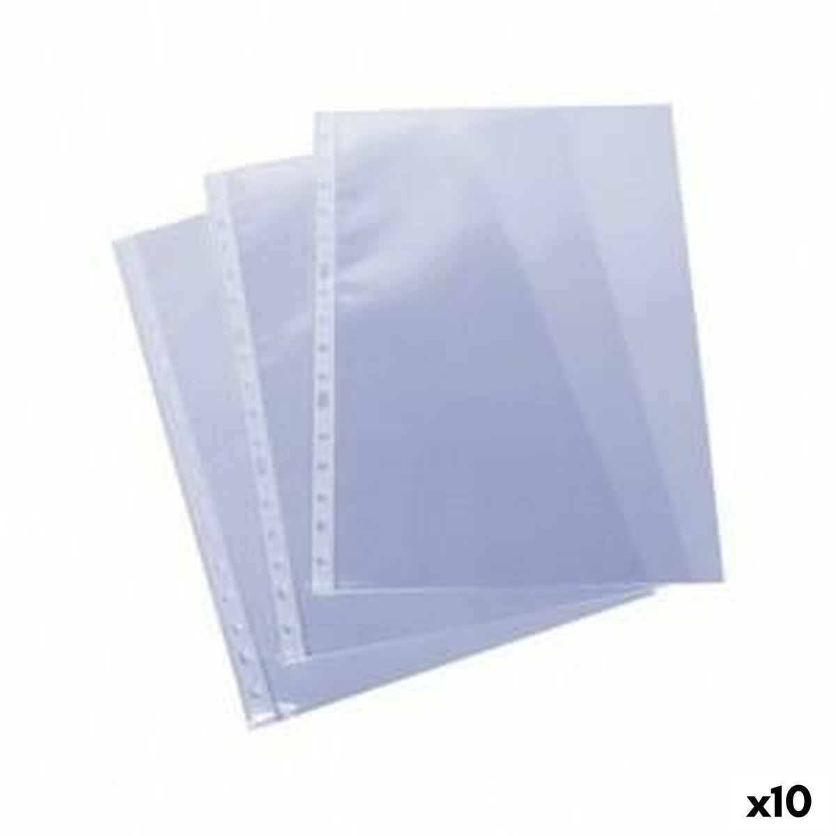 Esselte plastlommer A4, perforeret mikro - 100 stk (10 pk)
