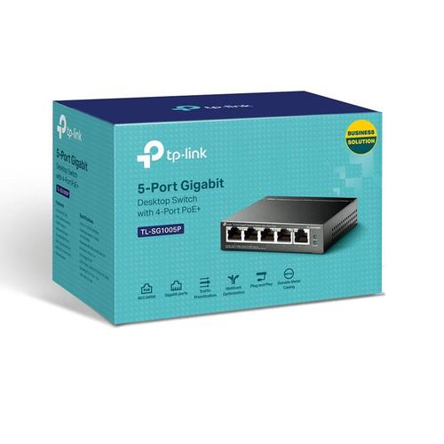 Switch til desktop TP-Link TL-SG1005P Gigabit Ethernet