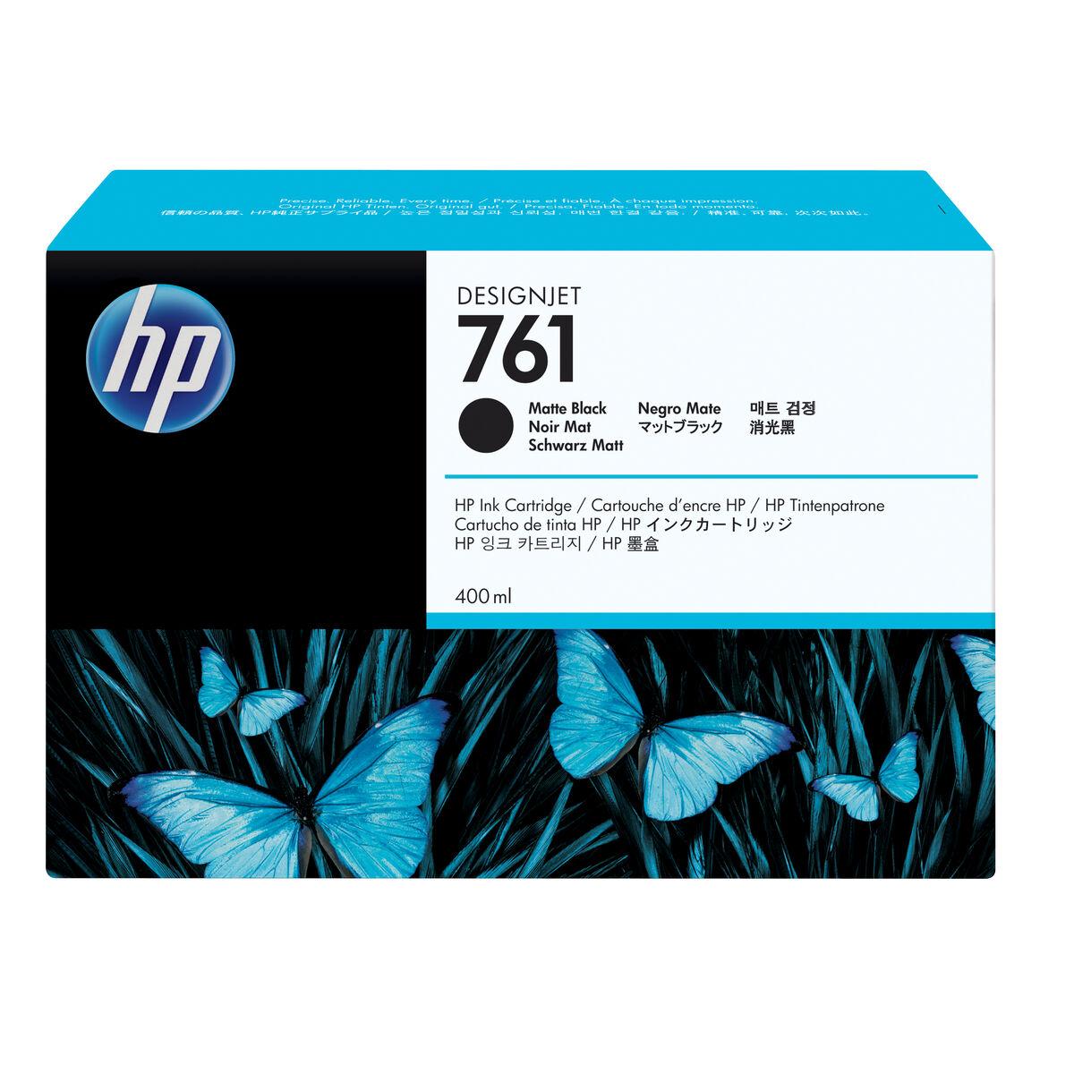 HP DesignJet 761 blækpatron - Mat sort (CM991A) 400 ml billede