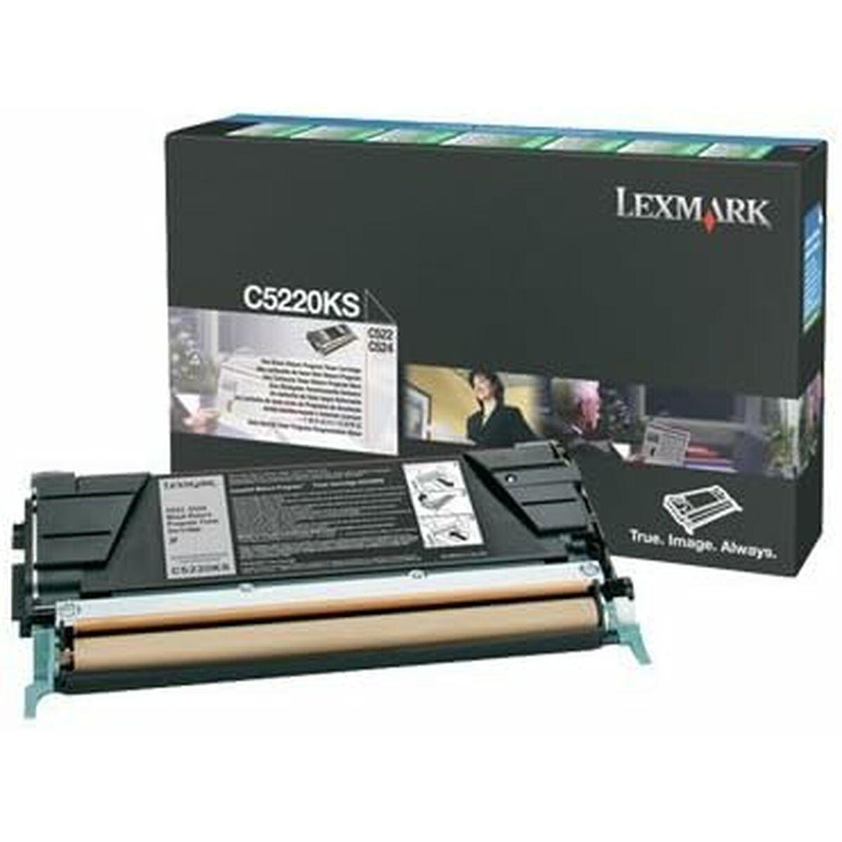 Lexmark C5220KS toner - sort, original, 4.000 sider billede