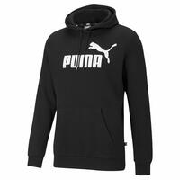 Hættetrøje til Mænd Puma Ess Big Logo Sort M