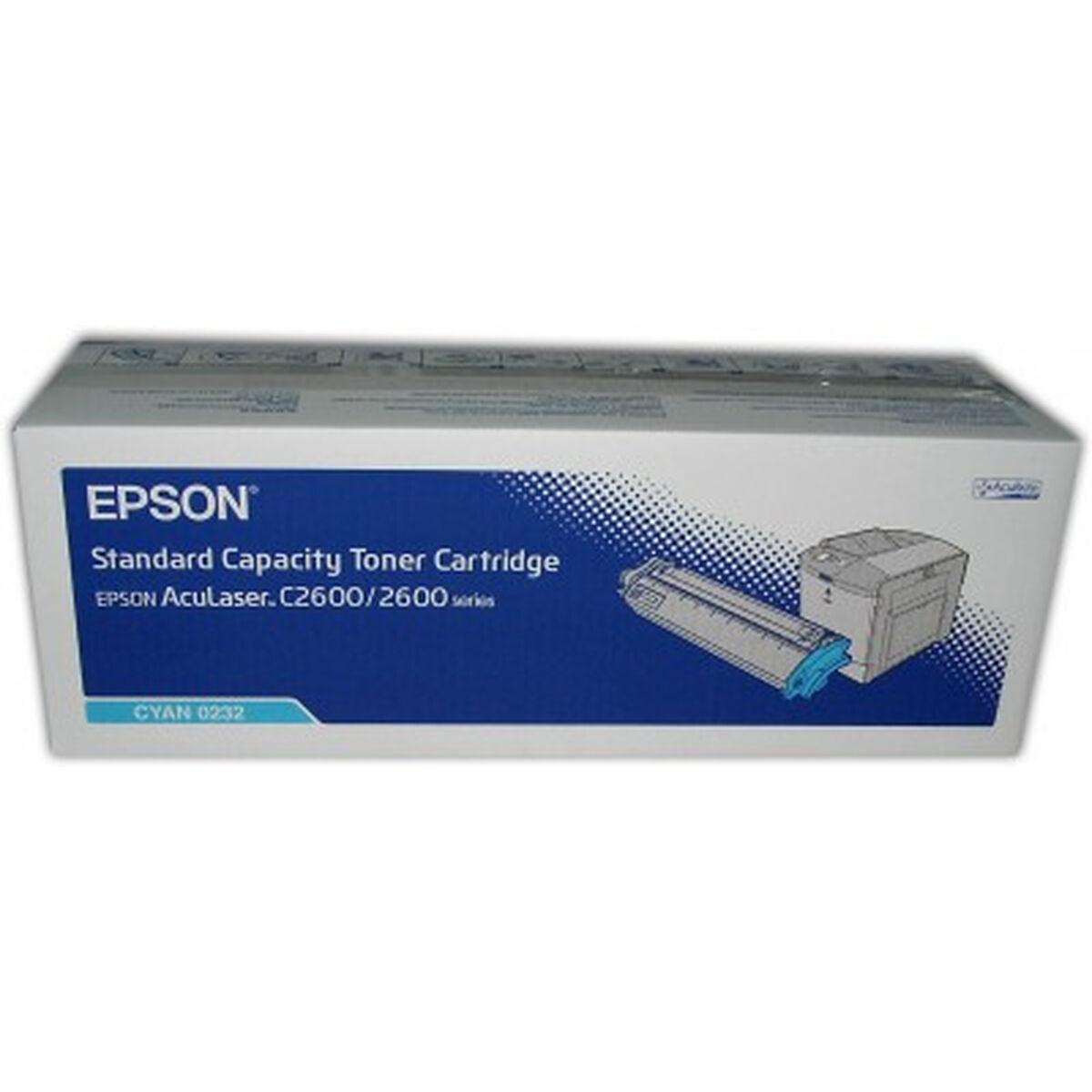 Epson toner til AcuLaser C2600/C2600N - Cyan