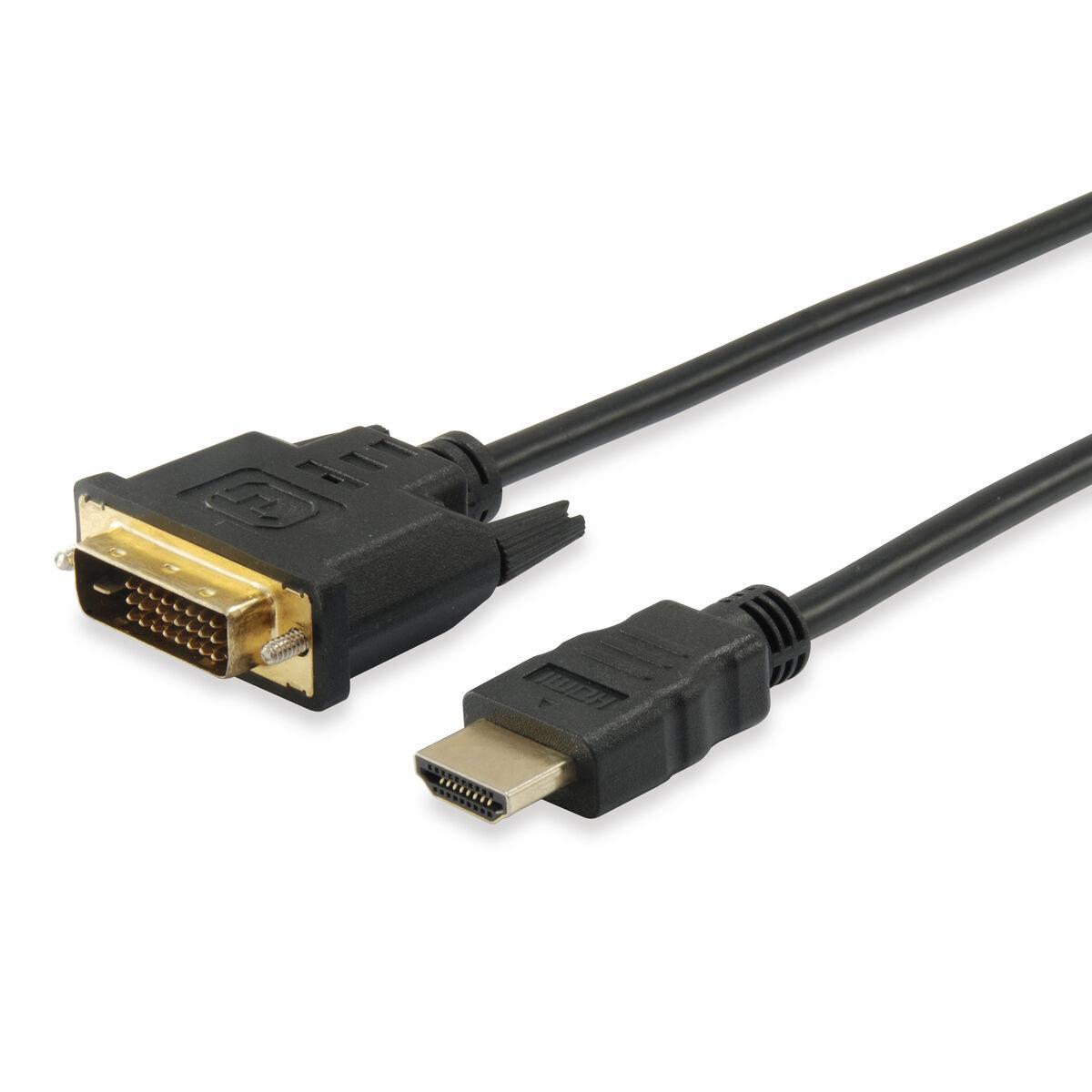 Equip HDMI til DVI-D kabel - 3 m, sort