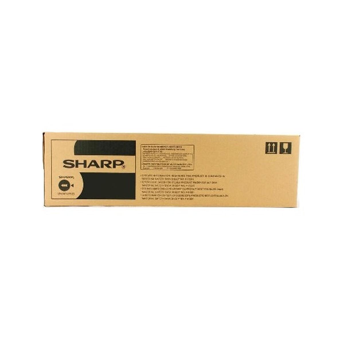 Toner til printer - Sharp MX601HB, hvid/sort billede