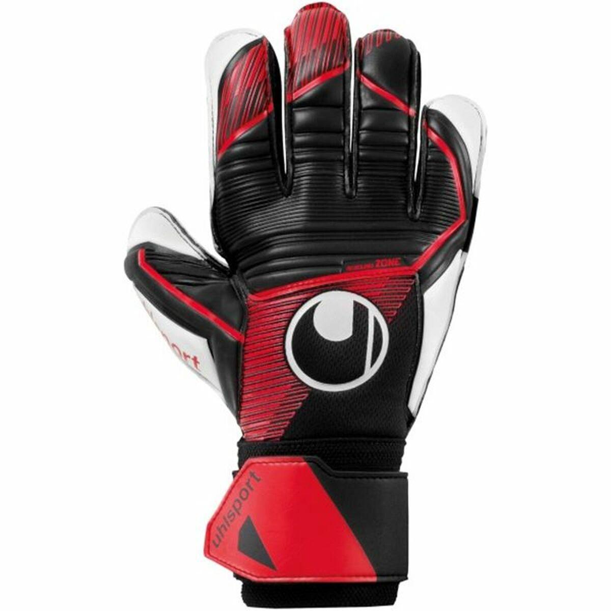 Uhlsport Powerline Soft Pro målmandshandsker - sort, voksne (str. 6)