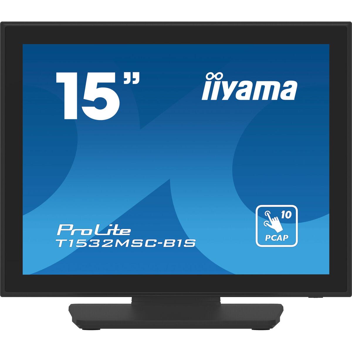 Skærm Iiyama ProLite T1532MSC-B1S 15" XGA 50 - 60 Hz