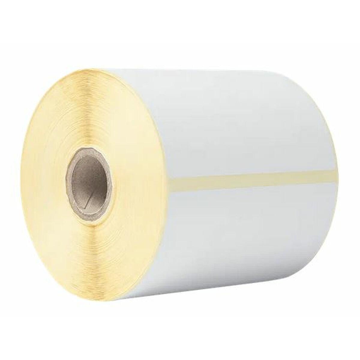 Brother BDE-1J152102-102 termiske etiketter - rulle, hvid, rektangulær billede