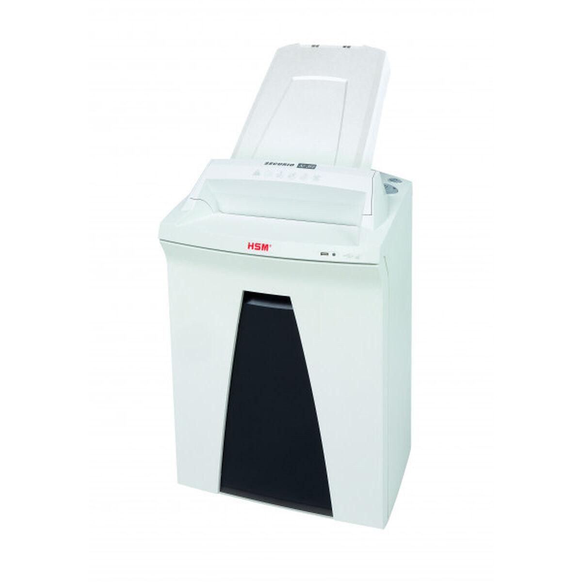 Hsm AF350 papirmakulator - 35 l, hvid/sort