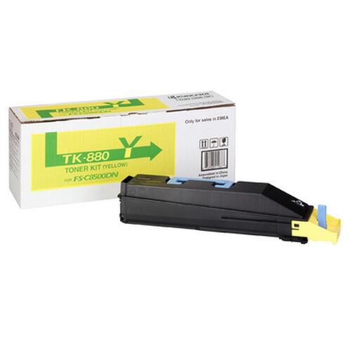 Original toner Kyocera TK-880Y Gul