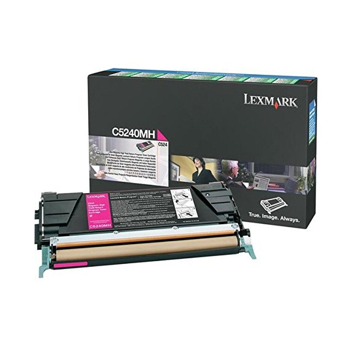Lexmark C5240MH toner - Magenta, original, 5.000 sider billede