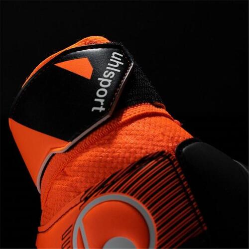 Målmandshandsker Uhlsport Soft Ressist+ Flex Frame Sort Voksne 7