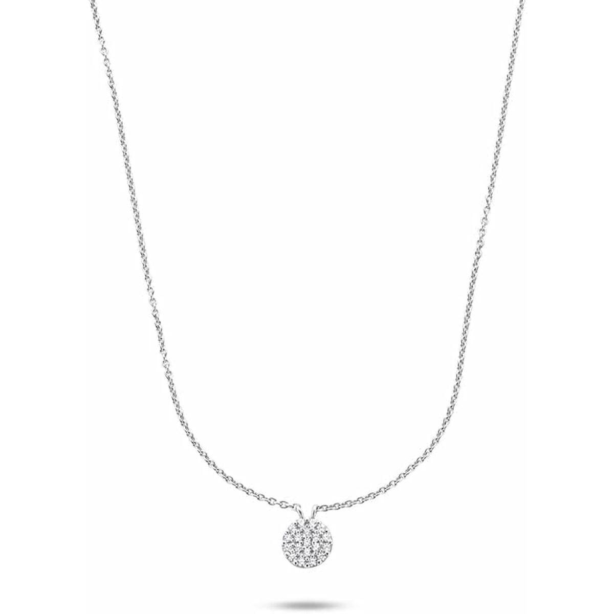 New Bling halskæde til kvinder 9NB-0695 - elegant med rund vedhæng