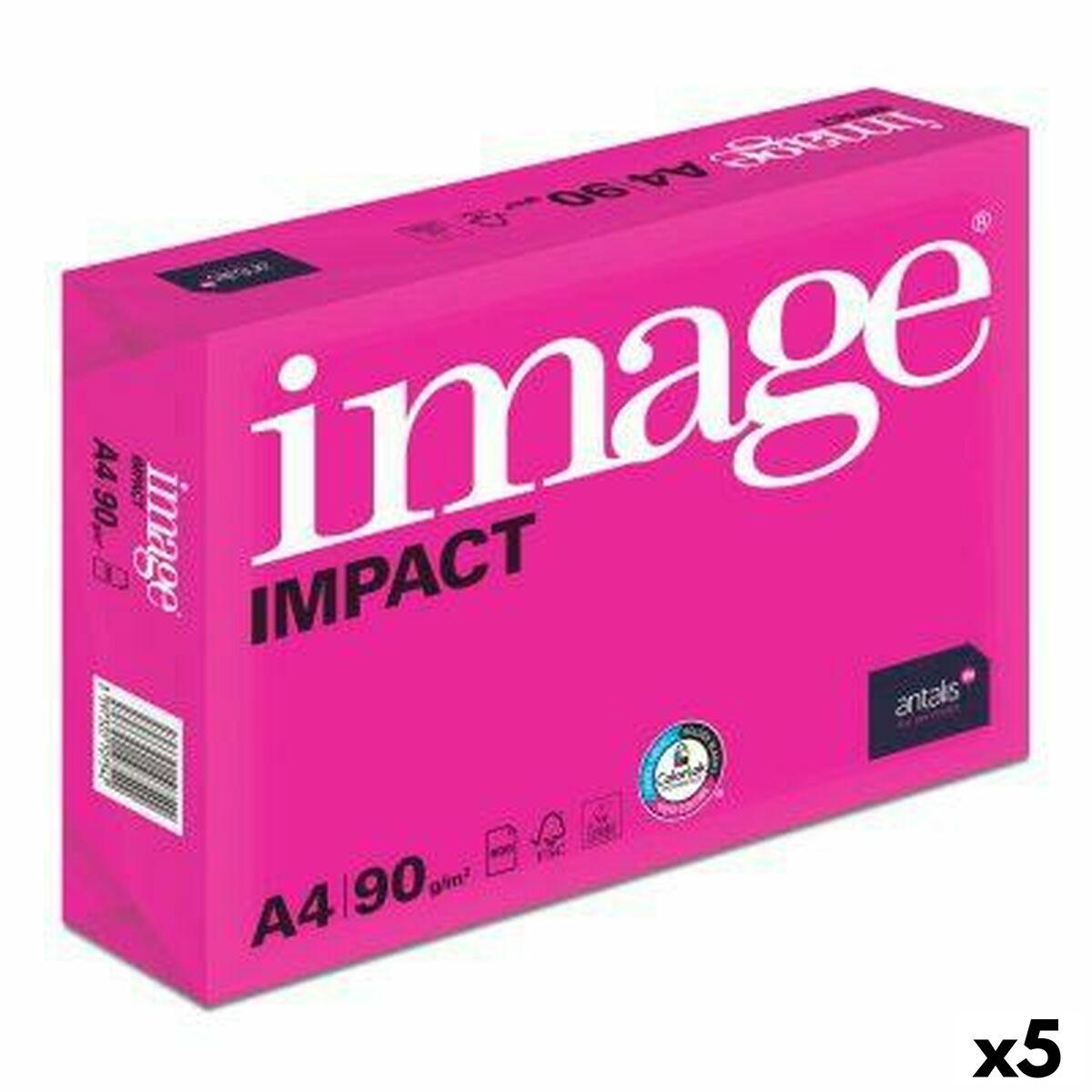 Printerpapir Image Impact Hvid A4 500 Ark (5 enheder)