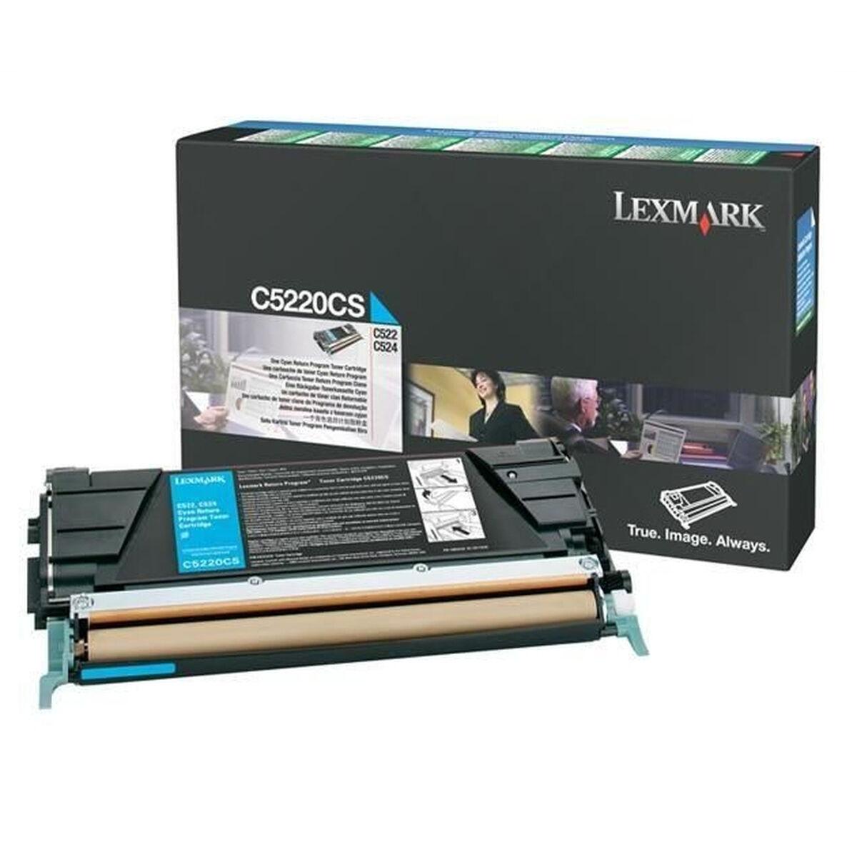 Lexmark C5220CS toner - Cyan (Original) billede